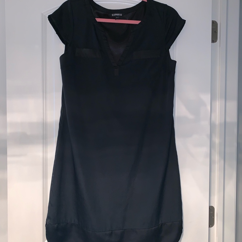 EXPRESS t shirt sheath silk dress